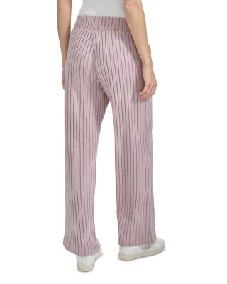 Heather Rib Wide Leg Pants 