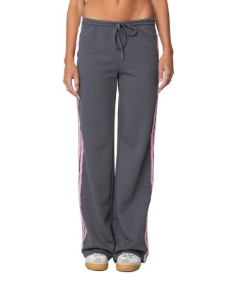 Edikted - Averie Contrast Striped Sweatpants