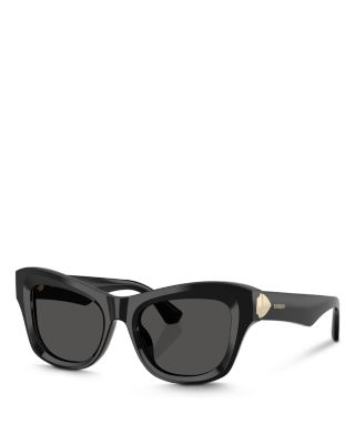 Burberry - Shield Hinge Cat Eye Sunglasses, 51mm