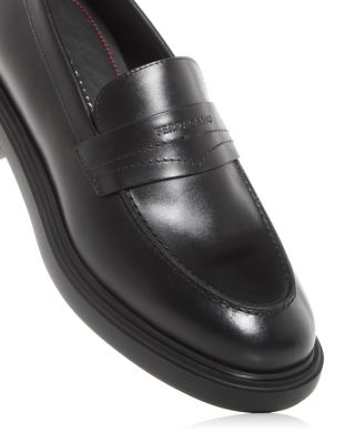 Men&#39;s Caligola Leather Penny Loafers