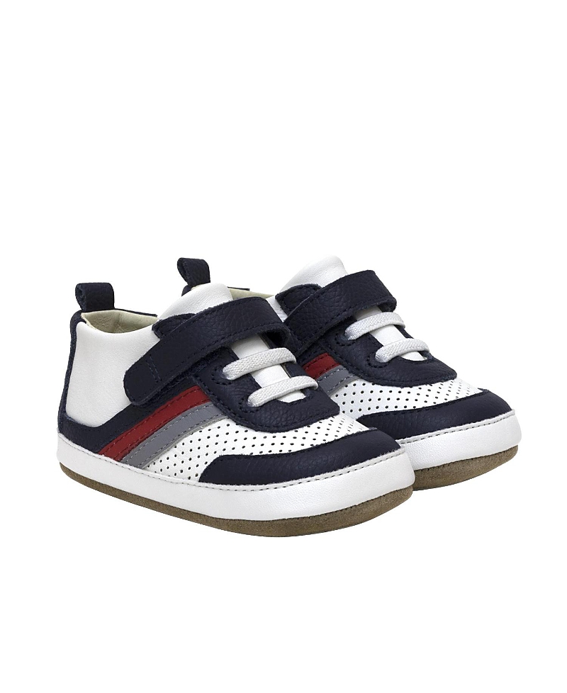 Robeez Boys' Everyday Ethan First Kick Shoe- Baby