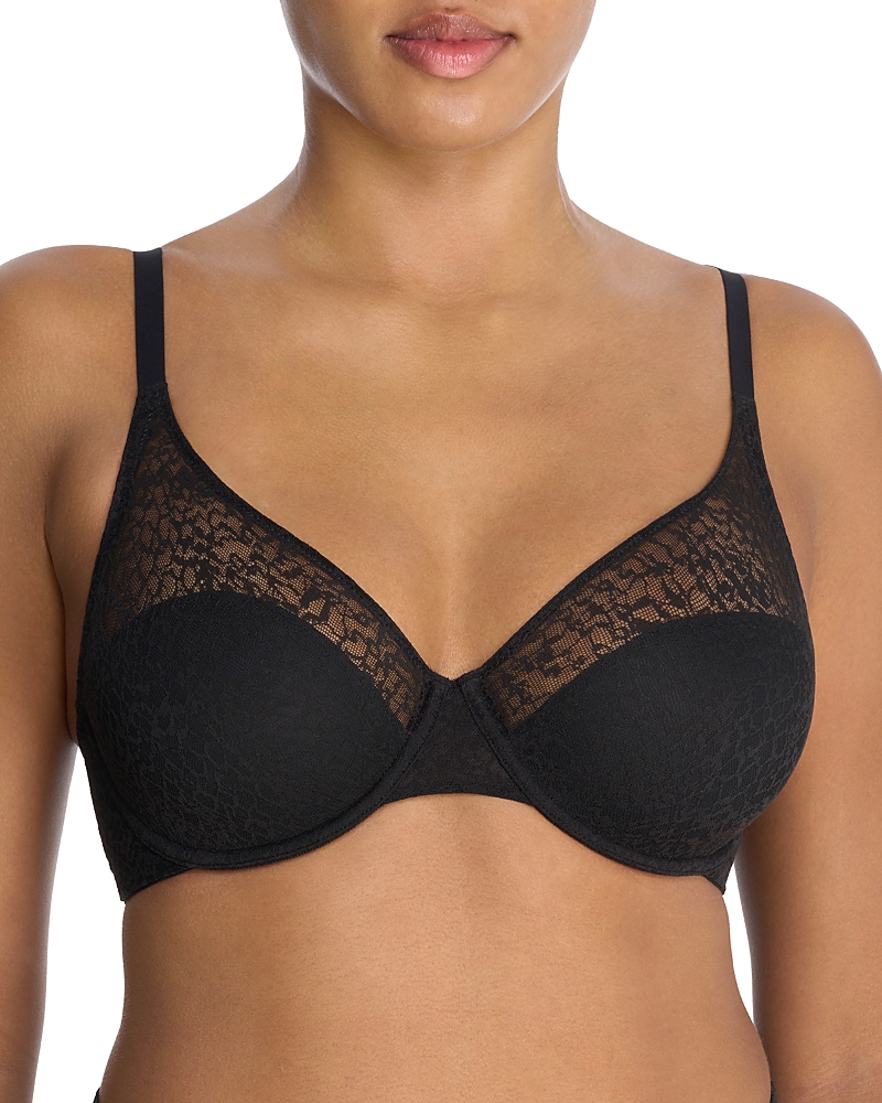 Natori Pretty Smooth Seamless Underwire Bra In Black
