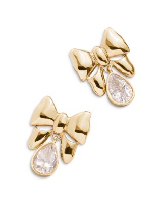 Baublebar Belle Bow & Cubic Zirconia Drop Earrings