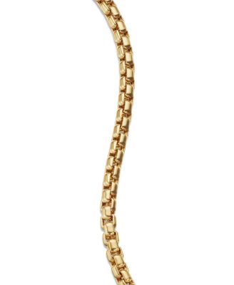 Men's Box Chain Bracelet in 18K Gold