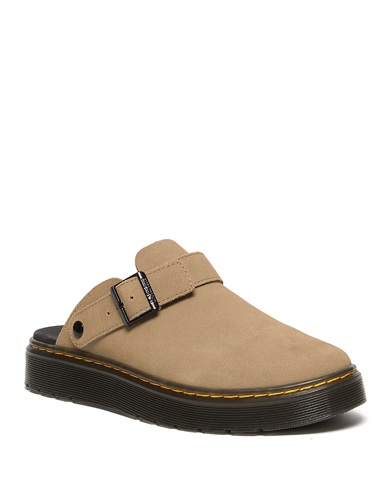 Dr. Martens' Carlson Suede Casual Slingback Mules In Savannah Tan