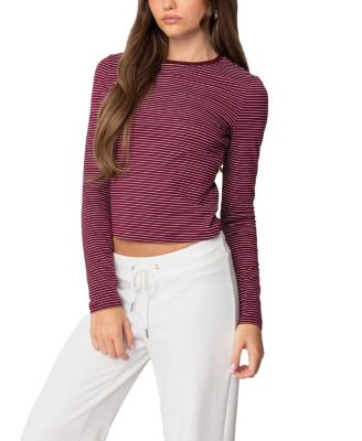 Brianna Striped Long Sleeve T-Shirt