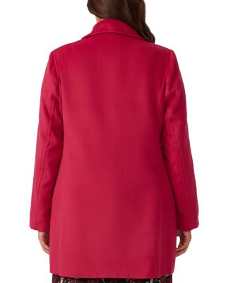 Plus Charm Single Breasted Coat