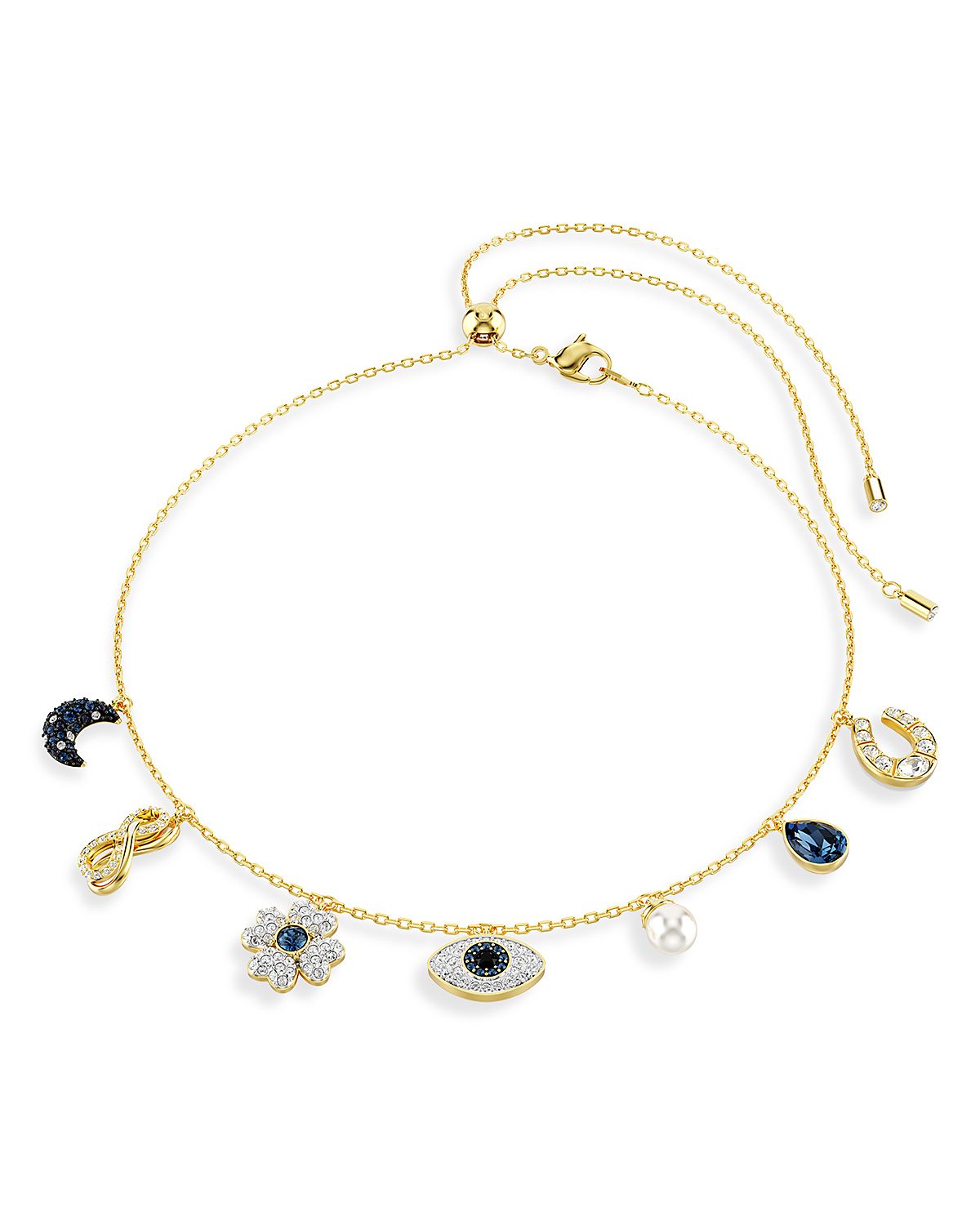 Swarovski Symbolica Crystal & Imitation Pearl Adjustable Choker Necklace