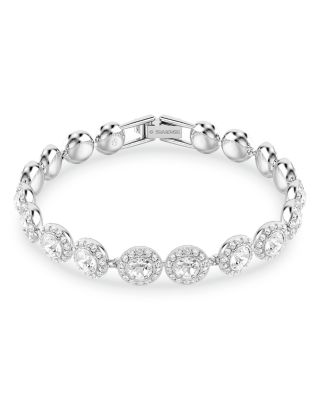 Swarovski - Una Crystal Halo Flex Bracelet in Rhodium Plated