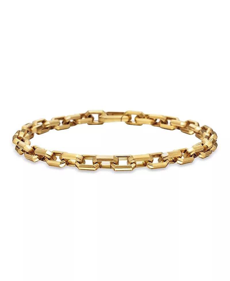 David Yurman Men's Streamline Heirloom Link Bracelet in 18K Yellow Gold