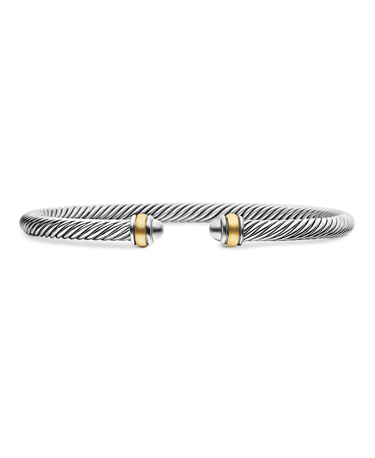 David Yurman Cable Classics Bracelet with 18K Gold, 4mm