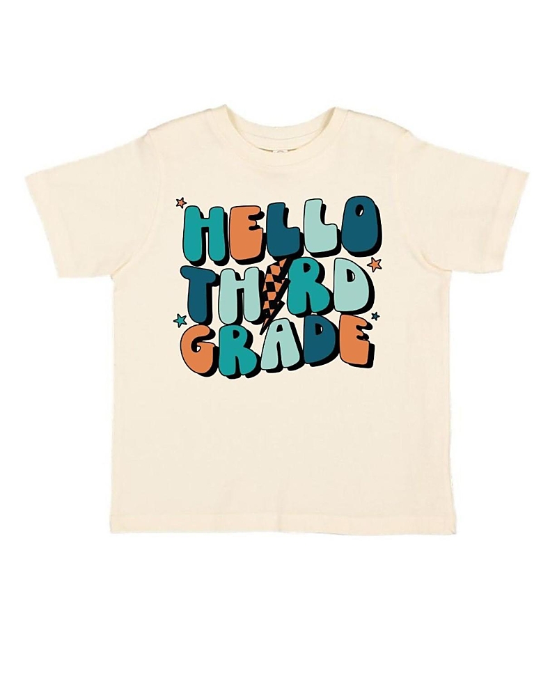 Sweet Wink Boys' Hello Second Grade Short Sleeve T-shirt - Little Kid, Big Kid