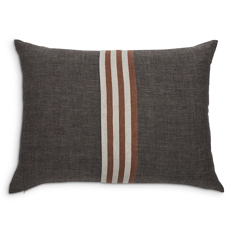 Pom Pom At Home Benny Striped Big Decorative Pillow, 28 X 36 In Grey