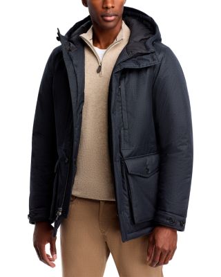 Michael Kors - Herringbone Melange Hooded Jacket