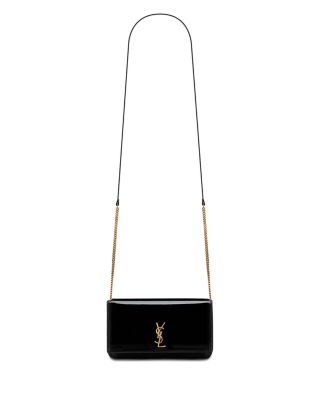 Saint Laurent - Cassandre Phone Holder in Patent Leather