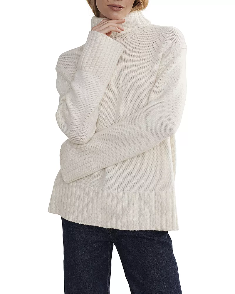 Jenni Kayne Jet Cashmere Turtleneck Sweater