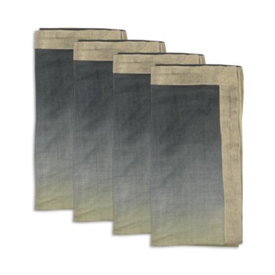Kim Seybert - Linen Dip Dye Napkins, Set of 4