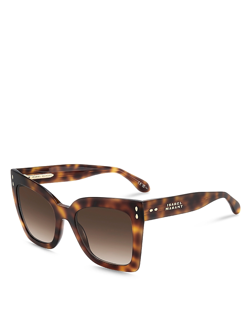 Shop Isabel Marant The New Butterfly Sunglasses, 53mm In Havana/brown