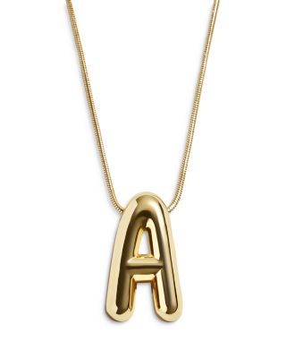Baublebar Bubble Initial Necklace, 18