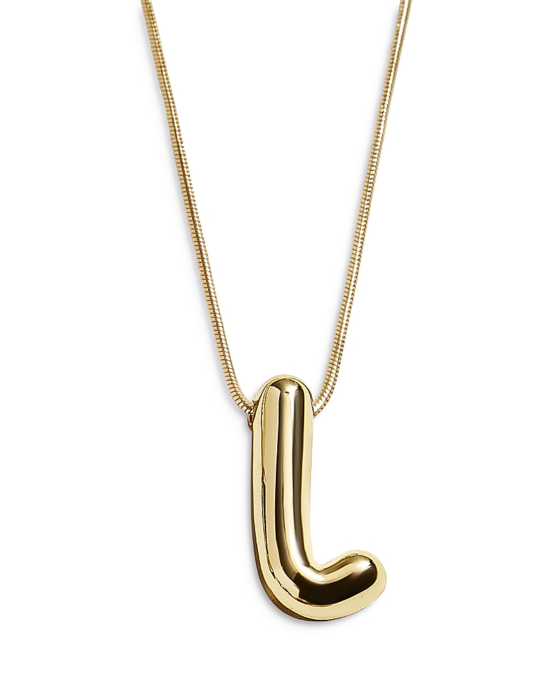 Baublebar Bubble Initial Necklace, 18