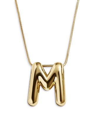 Baublebar Bubble Initial Necklace, 18