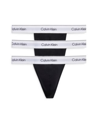 Calvin Klein Modern Cotton Stretch Thong Pack of 3 Bloomingdale s