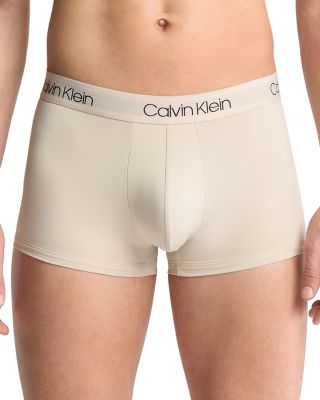 Calvin Klein Microfiber Stretch Wicking Low Rise Trunks, Pack of 3