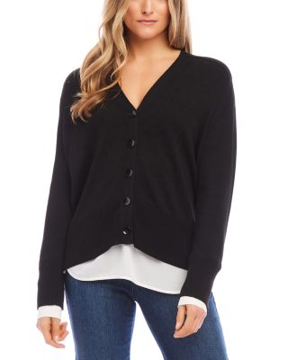 Karen Kane - Layered Sweater Cardigan