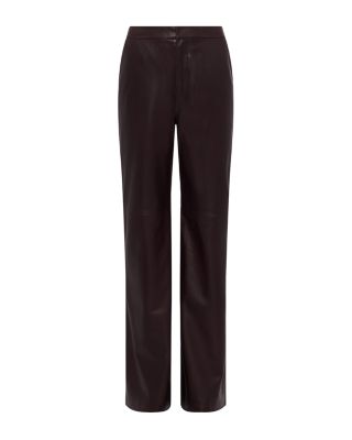 Livvy Leather Straight Leg Pants