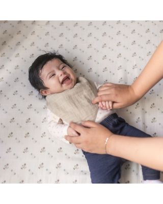 Avery Bunny Cotton Muslin Bibs, 3 Pack - Ages 0-36 Months