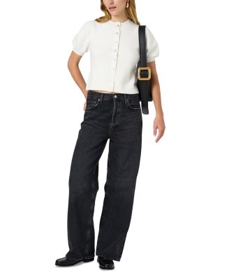 Vhari Puff Sleeve Cardigan