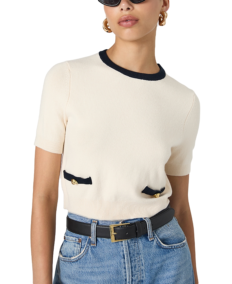 French Connection Babysoft Short Sleeve Sweater