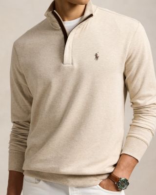 Luxury Jersey Quarter Zip Pullover