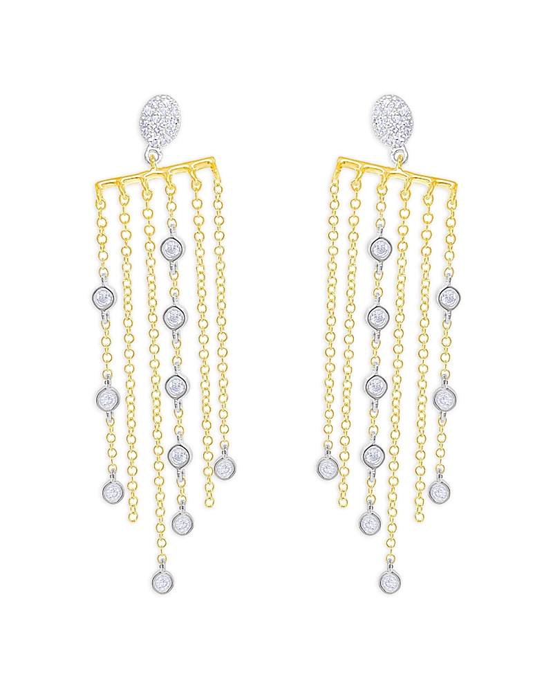Meira T 14k Yellow Gold Diamond Fringe Earrings, 0.44 Ct. T. W. In Gold/white