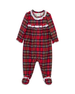 Little Me Girls' Plaid Footie - Baby