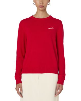 FRENCH CONNECTION - Long Sleeve Embroidered Sweater