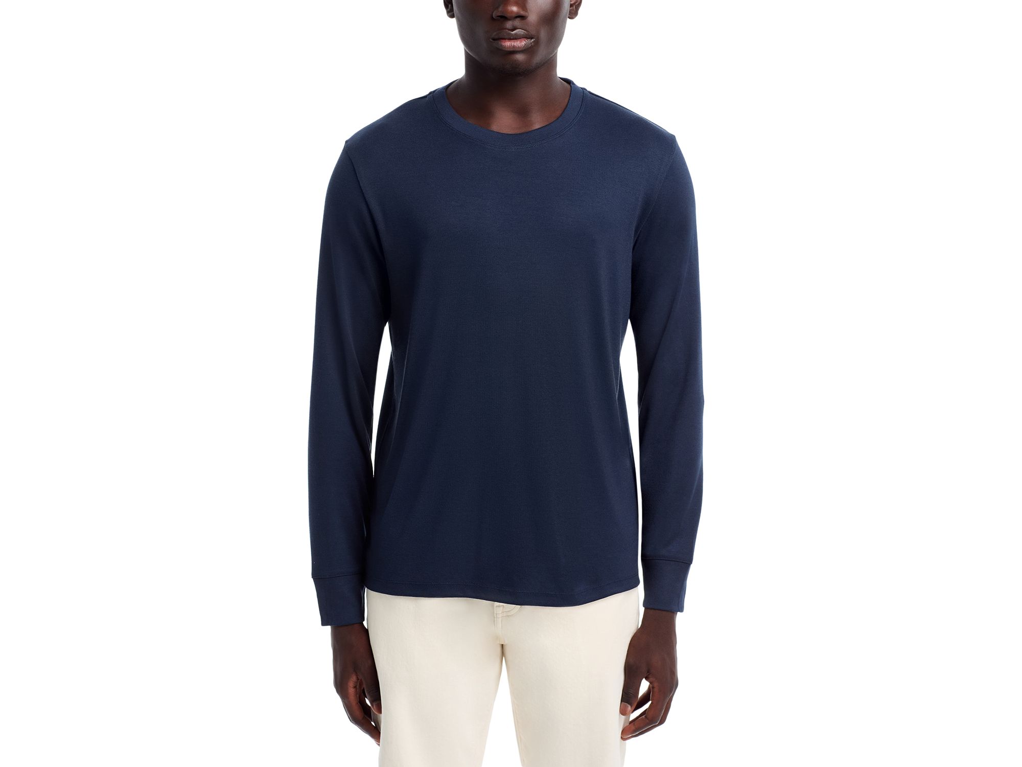 Essential Tee Long Sleeve in Anemone Milano — Image 3