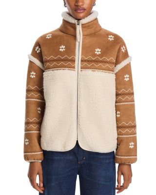 セール【UGG】Marlene Sherpa フリースジャケット ☆ ふわふわ♪ UGG Marlene Sherpa Jacket | Saks Fifth Avenue