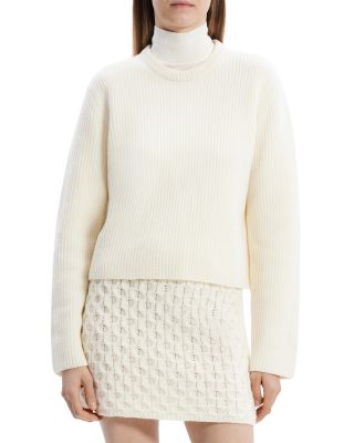 Theory - Felted Ribbed Crewneck Sweater