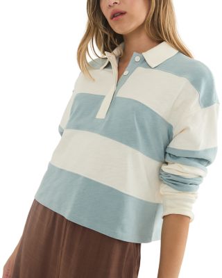 Cropped Rugby Polo Top