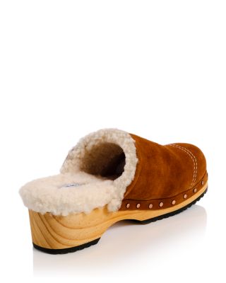 Women's Oak Cozy Clog Mules