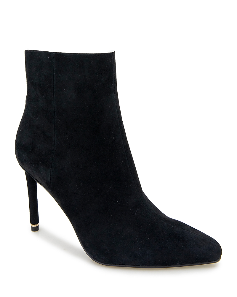 Kenneth Cole Quincy Bootie In Black Suede