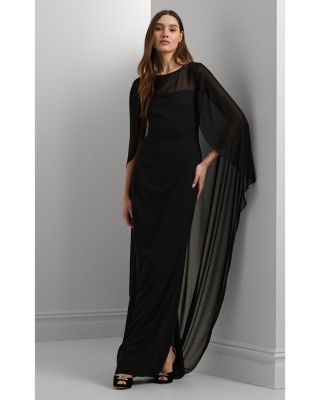 Georgette Cape Gown
