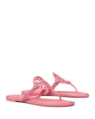 Tory Burch Women's Miller Pavé Knotted Sandals | Bloomingdale's