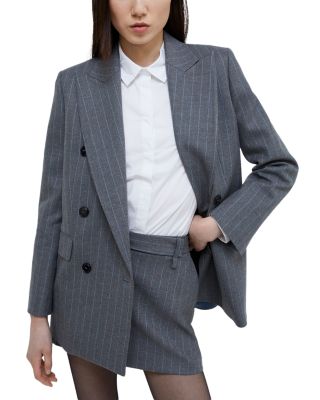 Max & Co. Rena Pinstriped Blazer