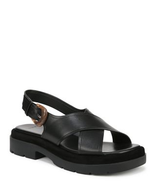 Vince - Women's Helena Leather Flat Sandals