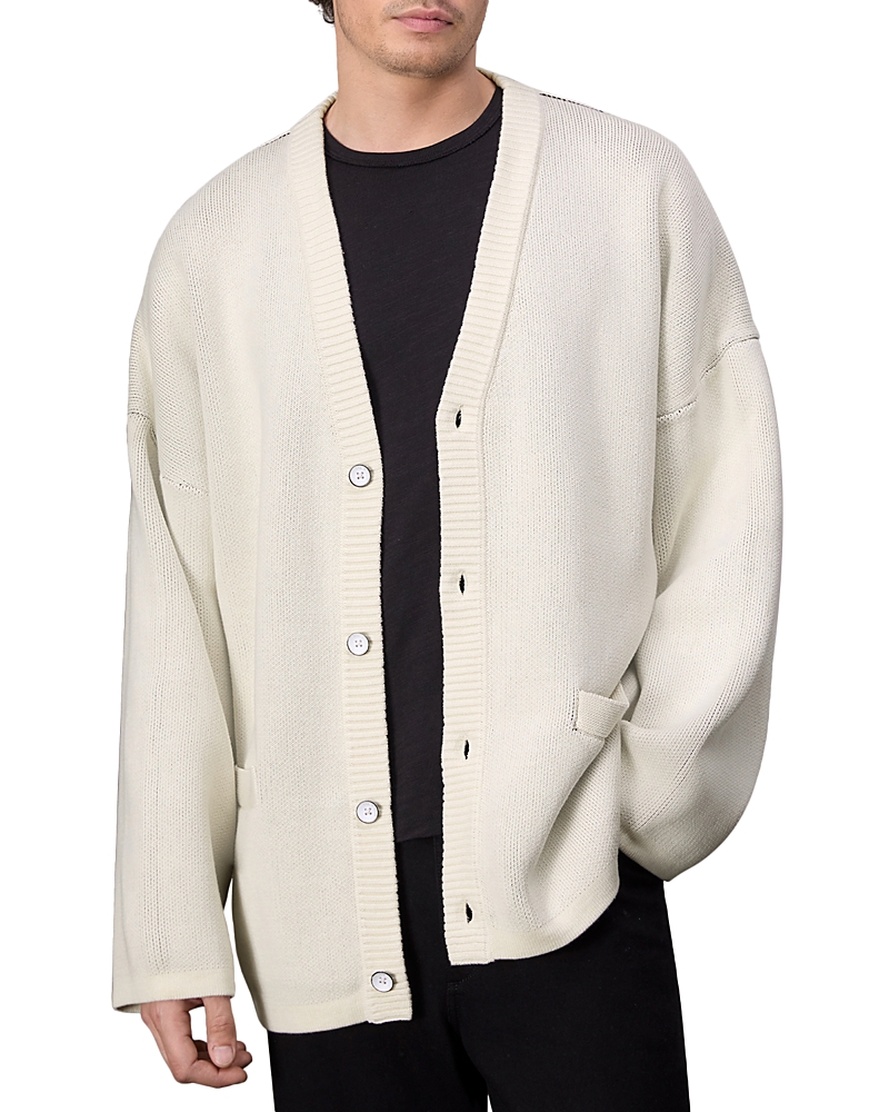Rag & Bone Keaton Oversized Cardigan Sweater In Ivory