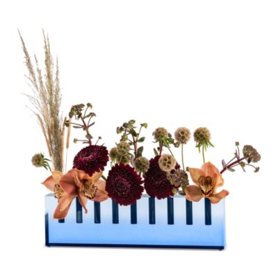 Oil Menorah Navy Blue