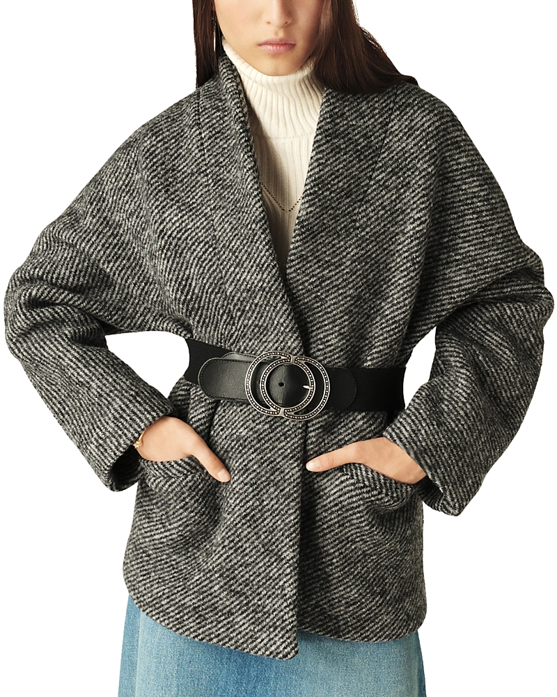 ba & sh Manteau Carole Belted Coat