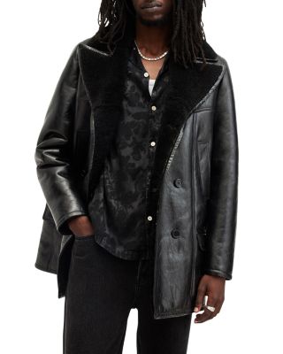 ALLSAINTS - Selkirk Shearling & Leather Coat